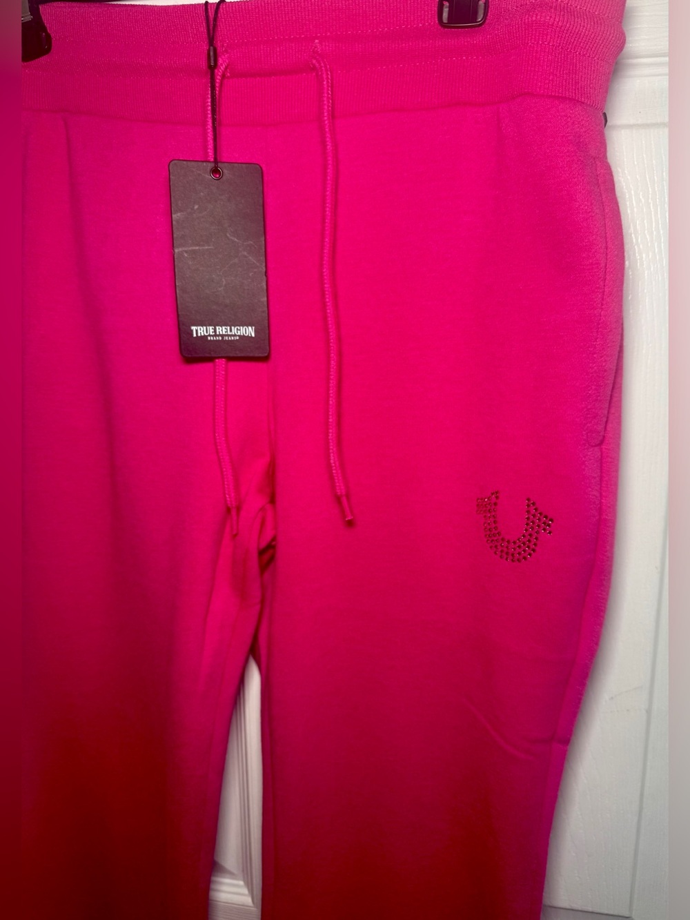 True Religion berry crystal joggers/flare